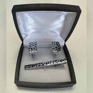 Men’s Cuff Link and Tie Clip Sets